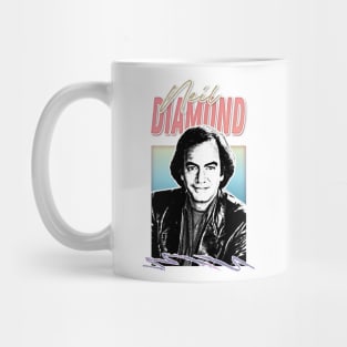 Neil Diamond // Retro 1970s Style Fan Design Mug